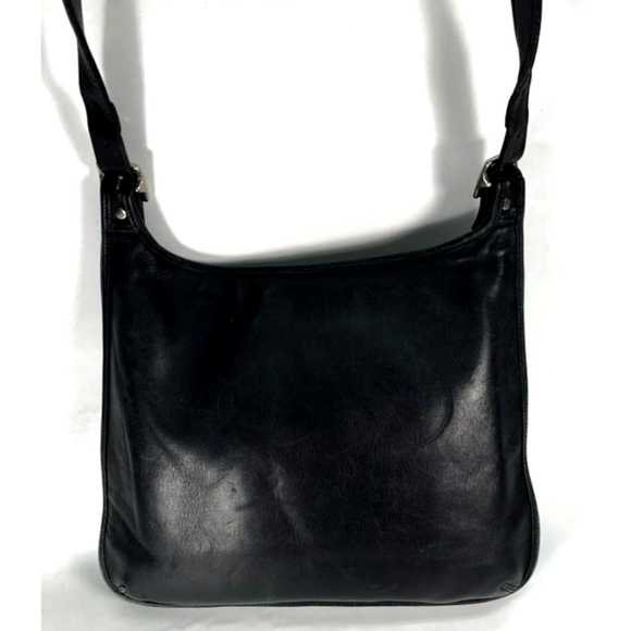 Coach 9134 Vintage Black Leather Legacy Saddle Bag - Picture 7 of 9